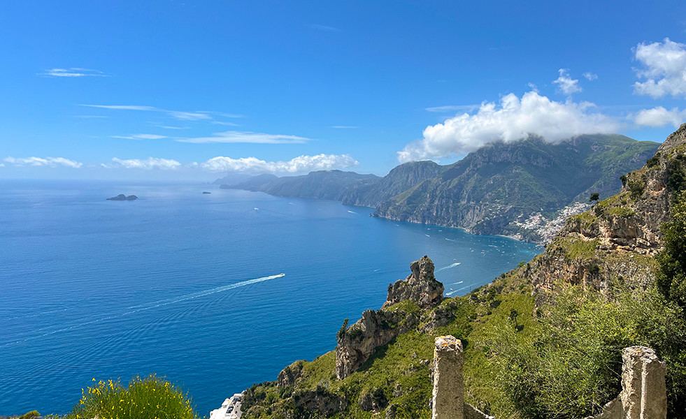 Il Sentiero degli Dei e il mare della Costiera Amalfitana